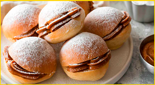 Disfruta de unos exquisitos berlines con manjar!