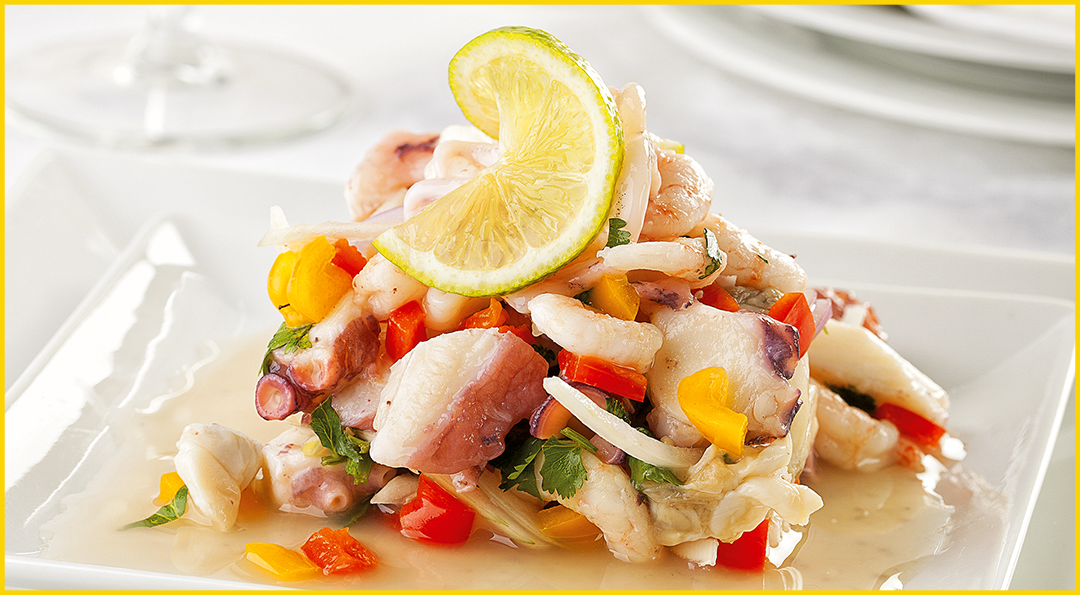 El fresco y sabroso ceviche nikkei!