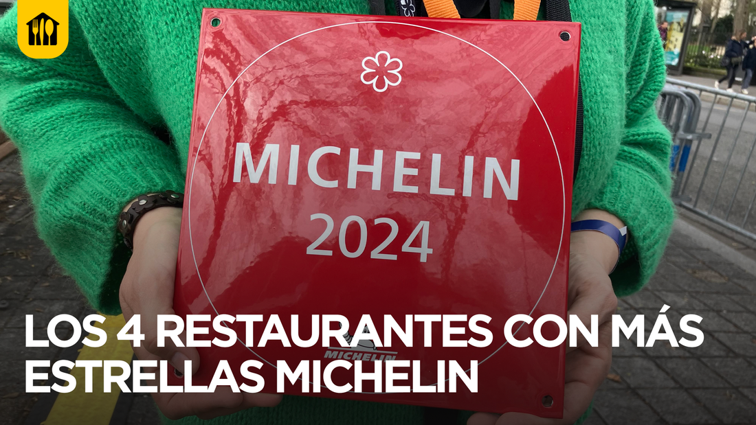 Los 4 Restaurantes con más estrellas🎖Michelin y sus comidas más famosas.
