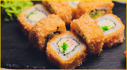 🍣 Lo prometido: ¡El crujiente rollo furay!