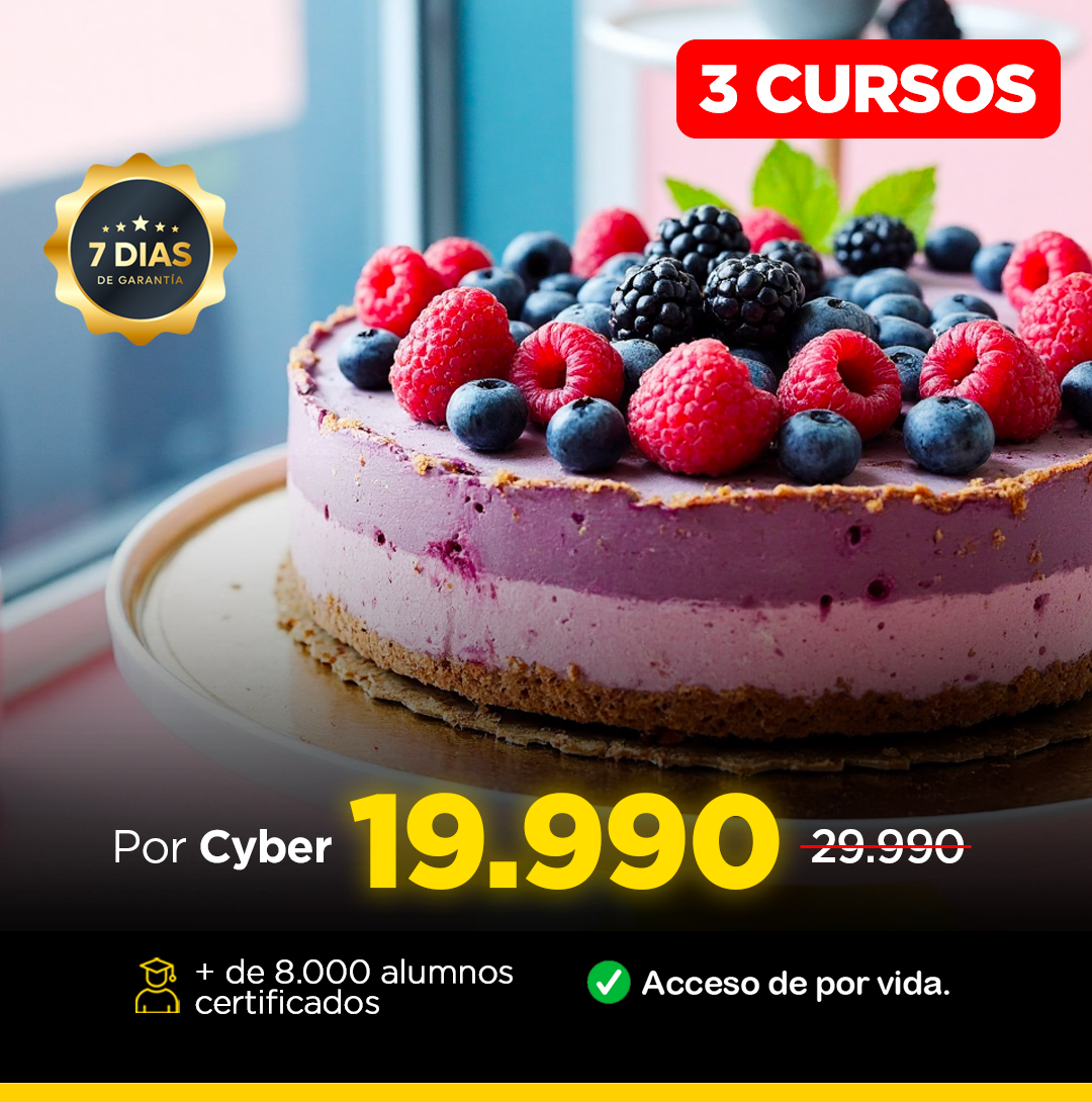 PASTELERÍA ONLINE - 3 CURSOS INCLUIDOS ⚡️CYBER
