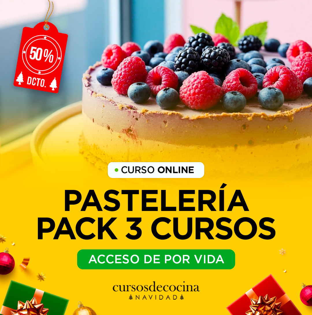PASTELERÍA ONLINE - 3 CURSOS INCLUIDOS