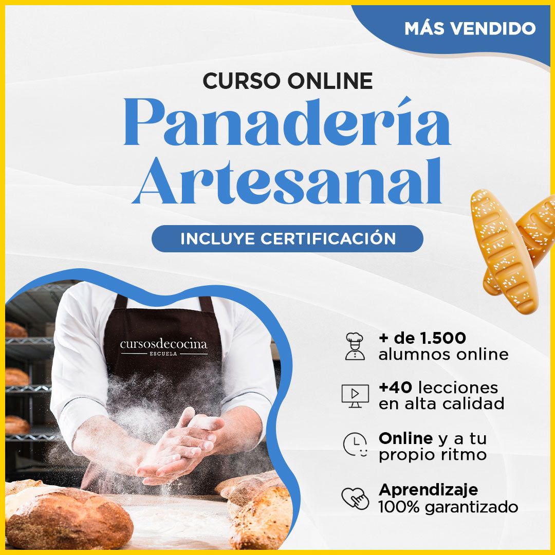 CURSO PANADERÍA ARTESANAL ONLINE + ACCESO TOTAL