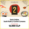 Pack Sushi Rolls y Cocina Coreana