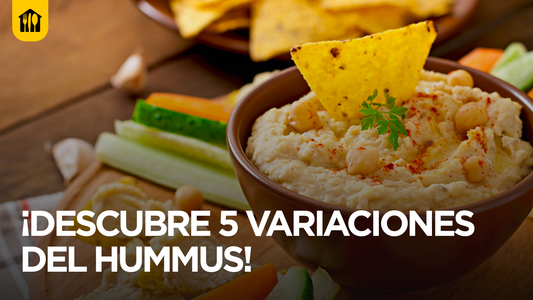 Descubre 5 variaciones del Hummus! 🥙