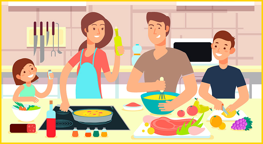 10 BENEFICIOS DE COCINAR EN CASA