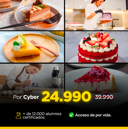 DIPLOMADO REPOSTERÍA Y PASTELERÍA - 10 CURSOS ONLINE ⚡️CYBER