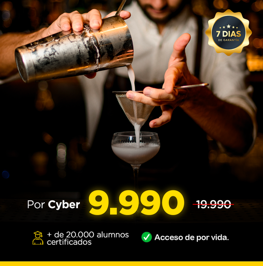 CURSO COCTELERÍA CLÁSICA ONLINE ⚡️CYBER