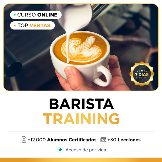 CURSO BARISTA TRAINING ONLINE + ACCESO TOTAL
