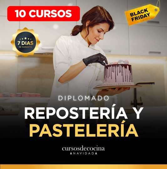 DIPLOMADO REPOSTERÍA Y PANADERÍA - 10 CURSOS ONLINE