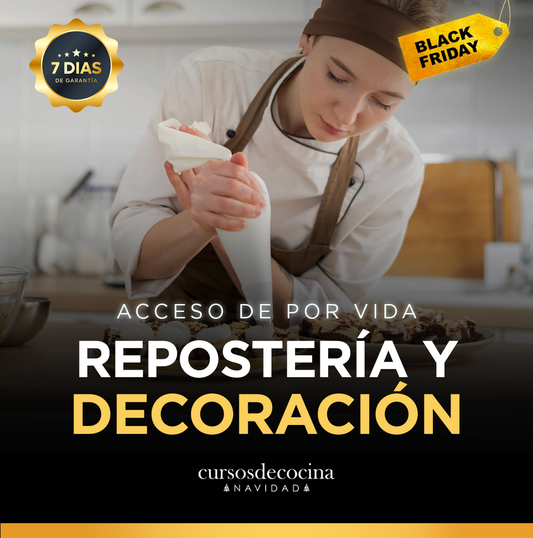 CURSO REPOSTERÍA Y DECORACIÓN ONLINE
