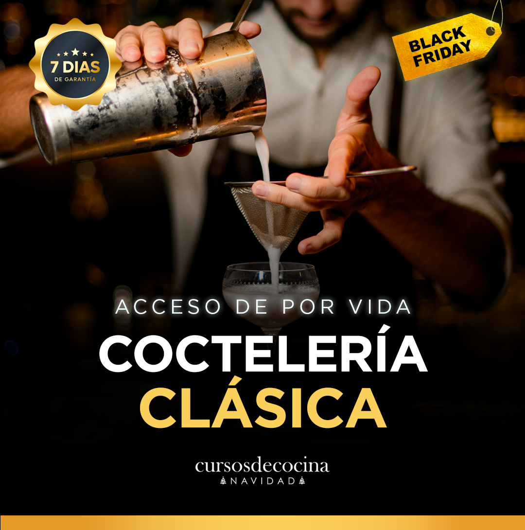 CURSO COCTELERÍA CLÁSICA ONLINE