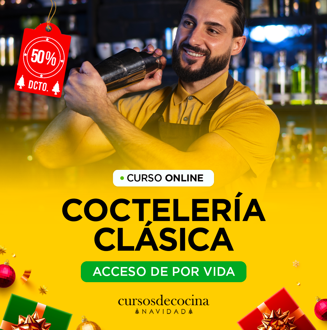 CURSO COCTELERÍA CLÁSICA ONLINE