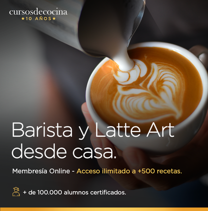CURSO BARISTA TRAINING ONLINE + ACCESO TOTAL