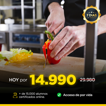 CURSO COCINA INTERNACIONAL ONLINE