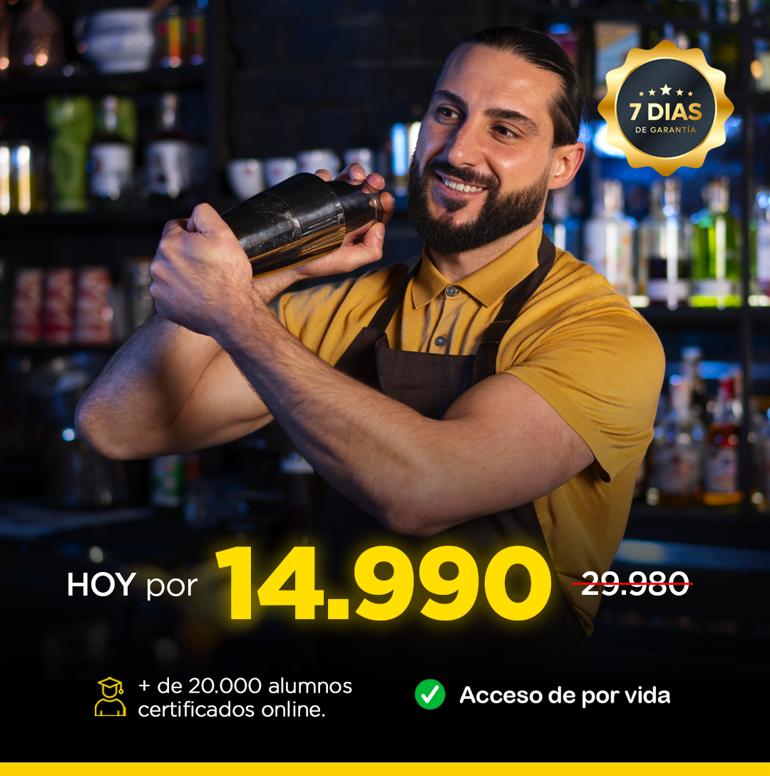 CURSO COCTELERÍA CLÁSICA ONLINE