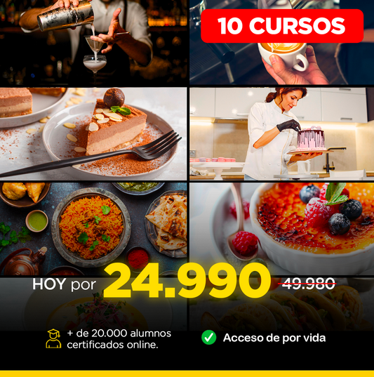 DIPLOMADO REPOSTERÍA Y PANADERÍA - 10 CURSOS ONLINE