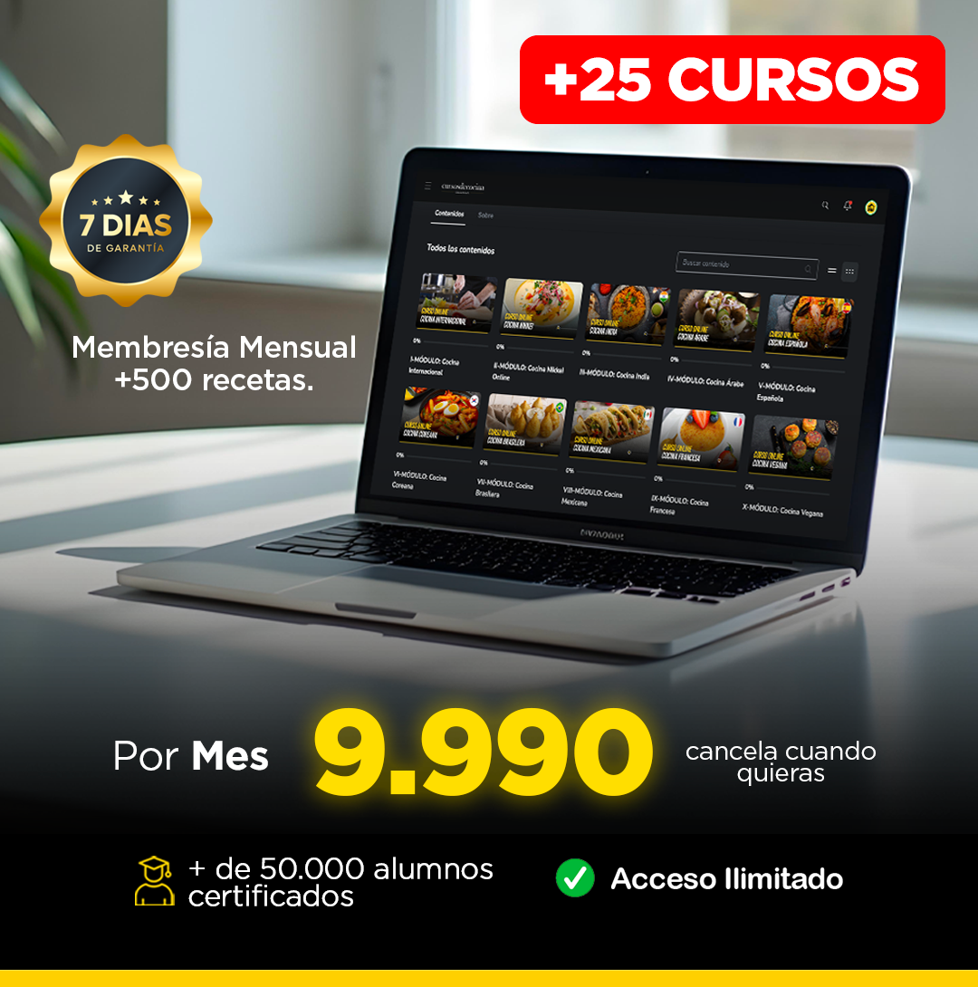 MEMBRESÍA MENSUAL ✨ ACCESO A +25 CURSOS ONLINE